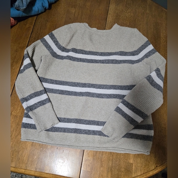Pink Republic Womens XL Striped Sweater - Picture 2 of 3